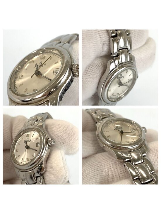 Fendi Silver Stainless Steel Watch